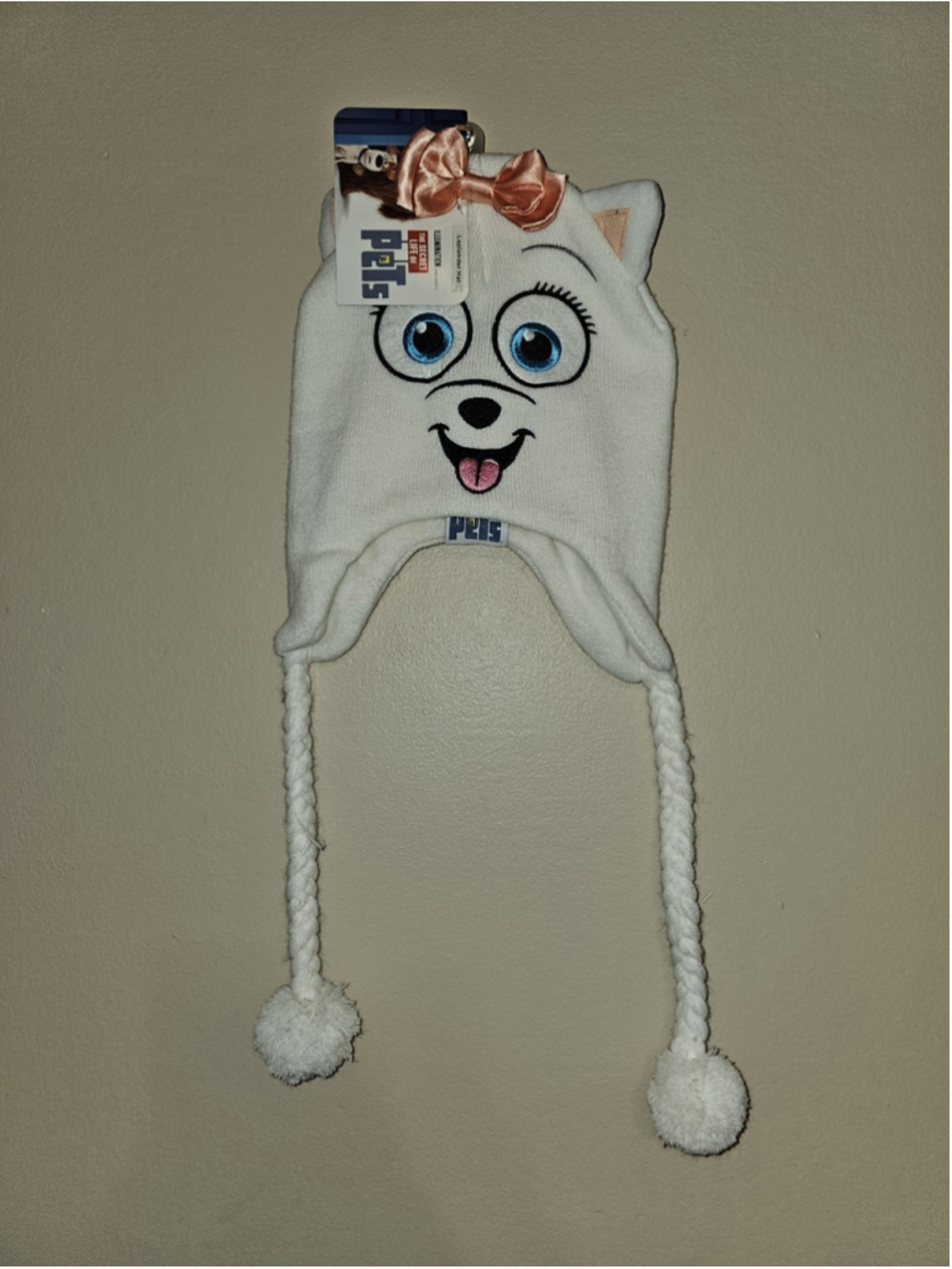 NEW w/tags The Secret Life of Pets Gidget Laplander Laplander Winter Hat Beanie